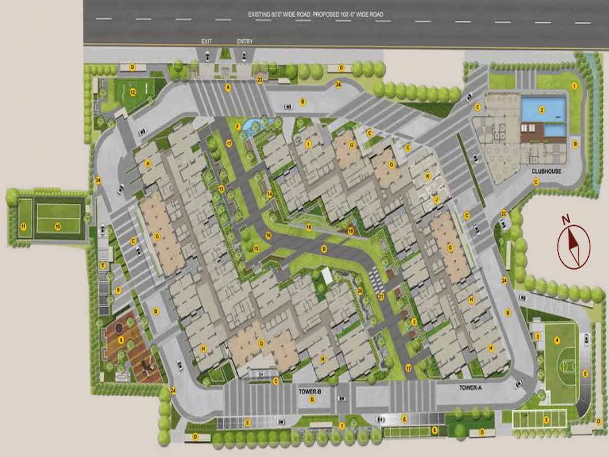 Godrej Brooklyn Avenue Master Layout